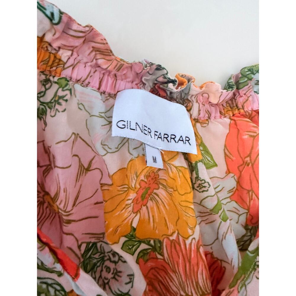 Gilner Ferrar Floral Midi Dress- Size M - Picture 2 of 3